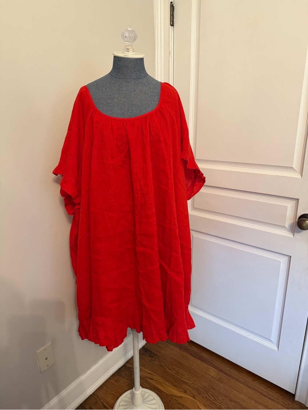 Banana Republic Red Flowy Mini Dress